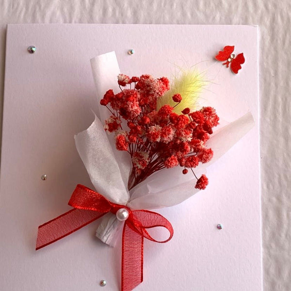 Luxury Handmade Preserved Birthday Card  C043