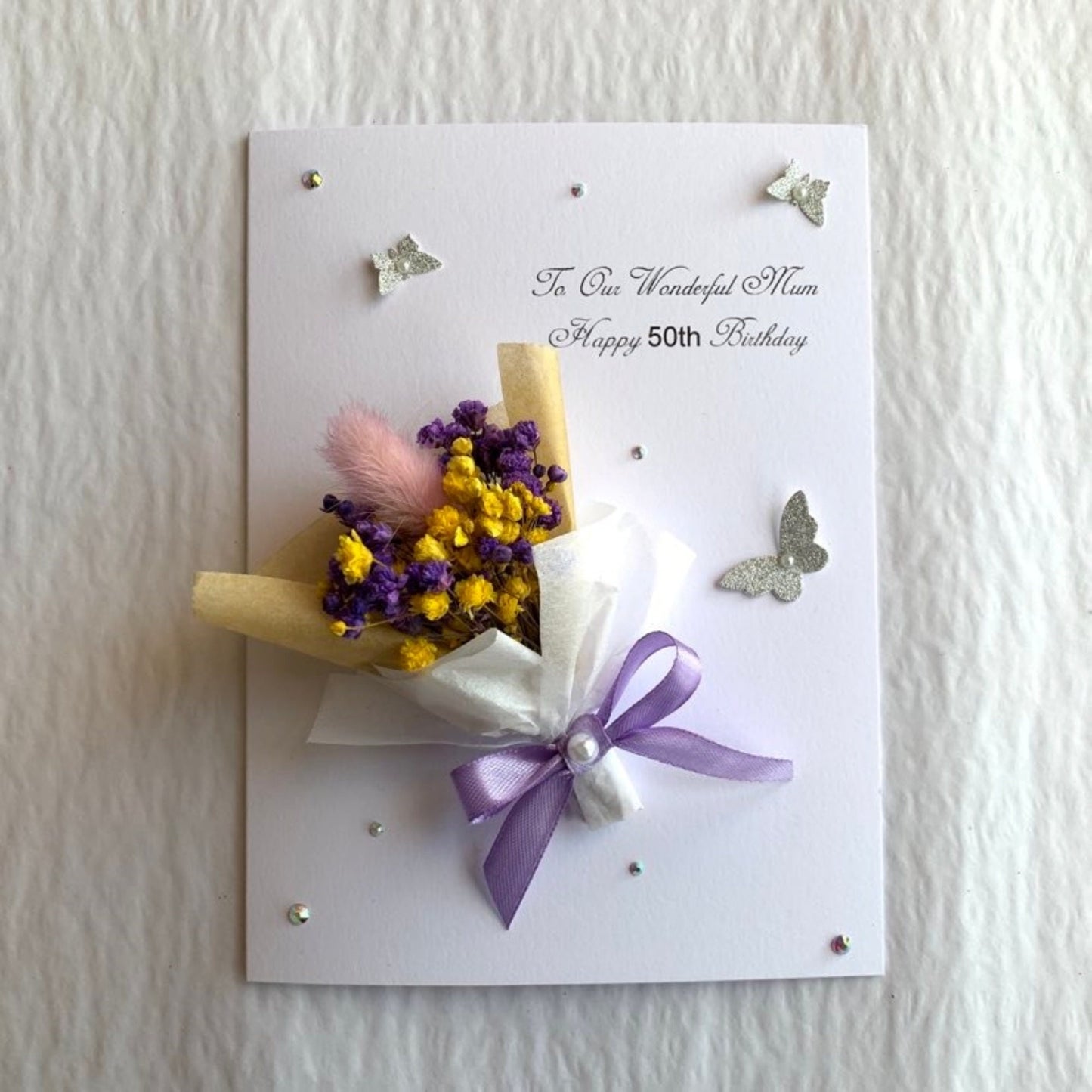 Luxury Handmade Personalised Birthday Card  C044