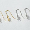 (EK43) 10 pcs /  Gold Plated / Earrings Hooks, DIY Earrings Findings