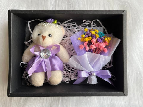 Luxury Preserved Flower Gift Box, Birthday Flower Bonquet with Gift Box, Boxed Flowers