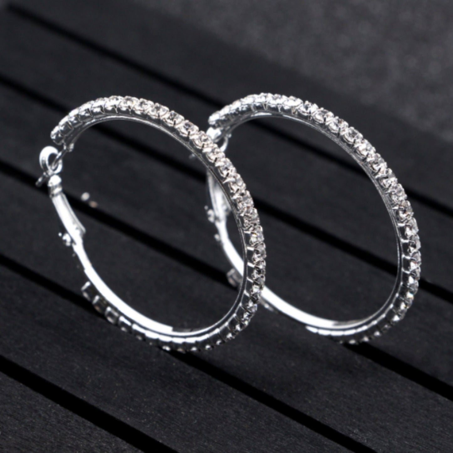 (CE004) Bridal Crystal Earrings