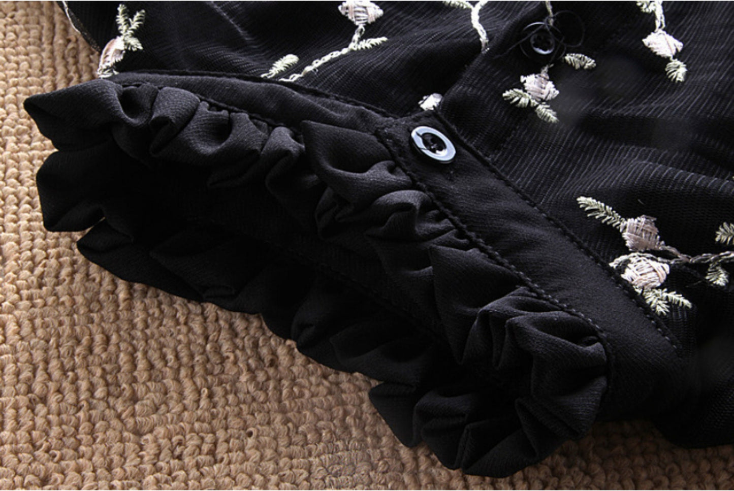 Black Fake Collar, False Collar, Removable Collar  B634(K)