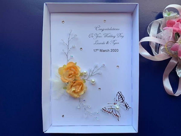 Luxury Personalised Wedding Card C200