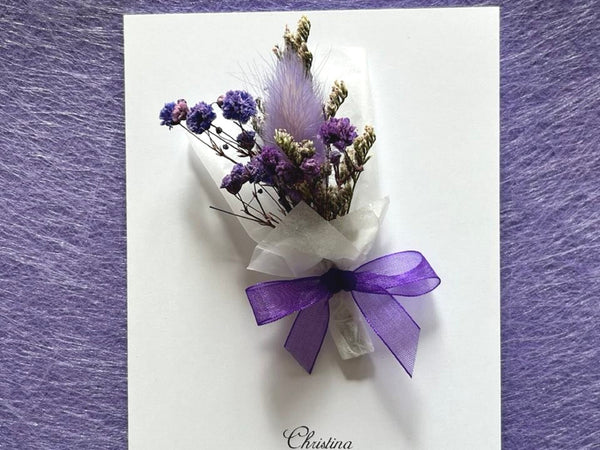 Luxury Handmade Preserved Birthday Card  C066