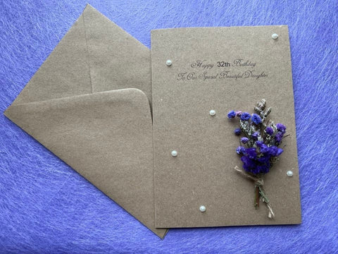 Personalised Handmade Birthday Card with Envelope C070