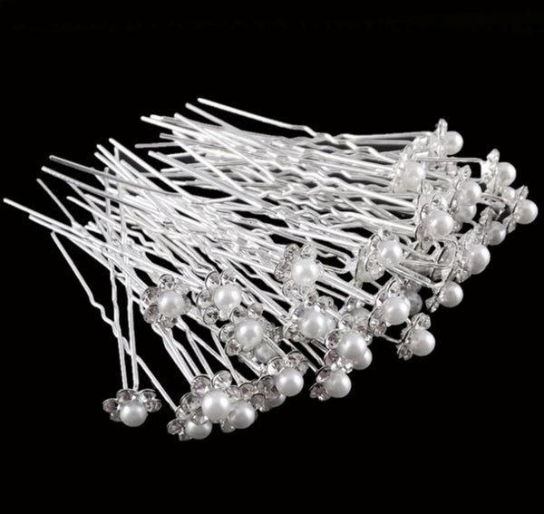 10 Pcs / Wedding Head Pin / Bridal Head Pin / TS025