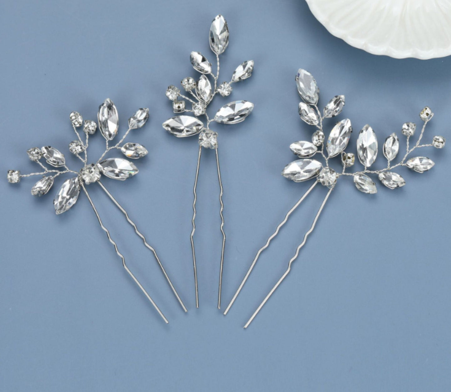 3 piece / Wedding Hair Pins, Bridal Hair Pins  TS845P