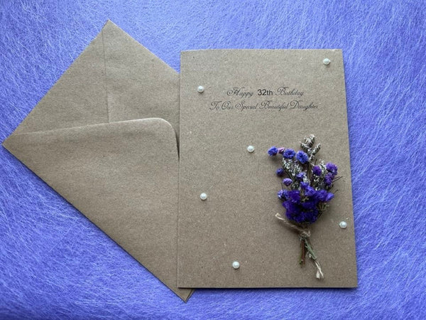 Personalised Handmade Birthday Card with Envelope C070