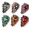 8 x 5.2cm / Crystal Brooch  BR0040