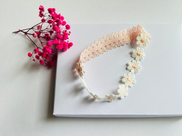 Pink Baby Lace hair band   HB030