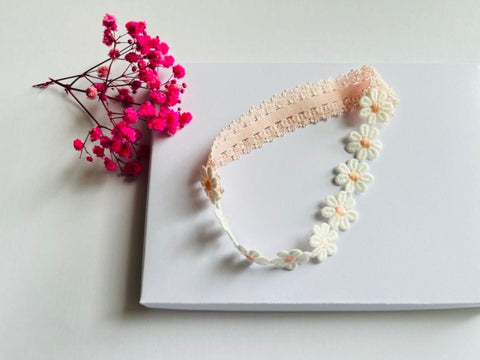 Pink Baby Lace hair band   HB030