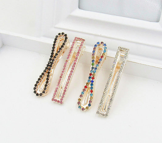 3 pcs / Crystal Hair Clip   CC015
