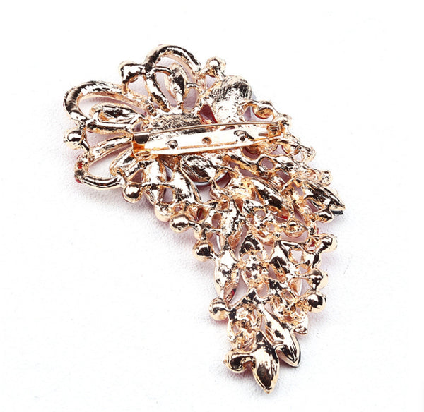 10.6 x 5.2cm / Large Crystal Brooch BR0091