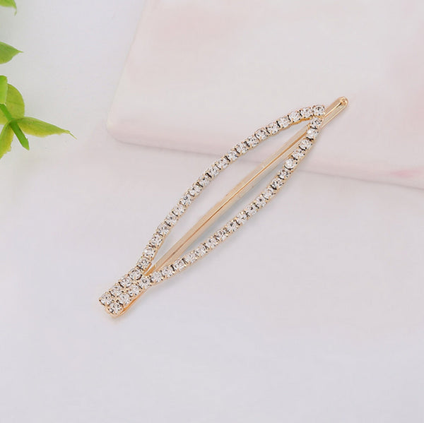 4 pcs Crystal Hair Clips  CC014