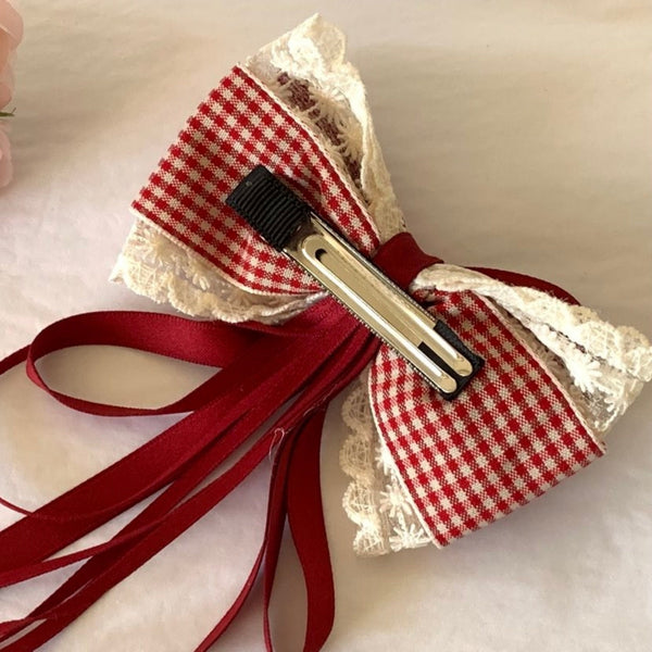 Red Bow Baby Hair Clip   TX923