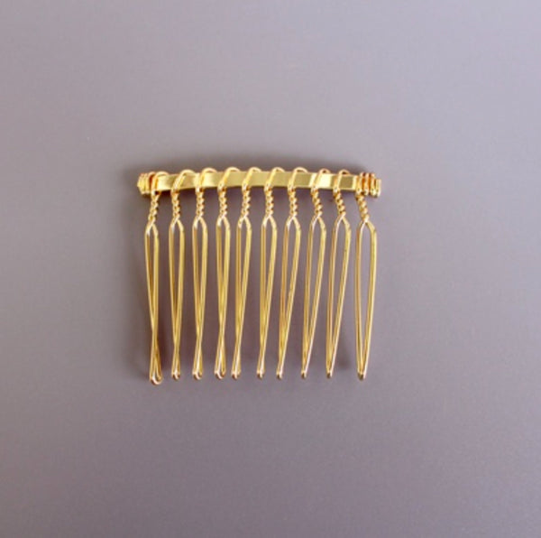 10 pieces  / DIY Plain Combs, Hair Accessories