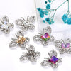 5 pieces / 19 x 25mm / DIY Flat Back No Hole Crystal Butterfly  FB002