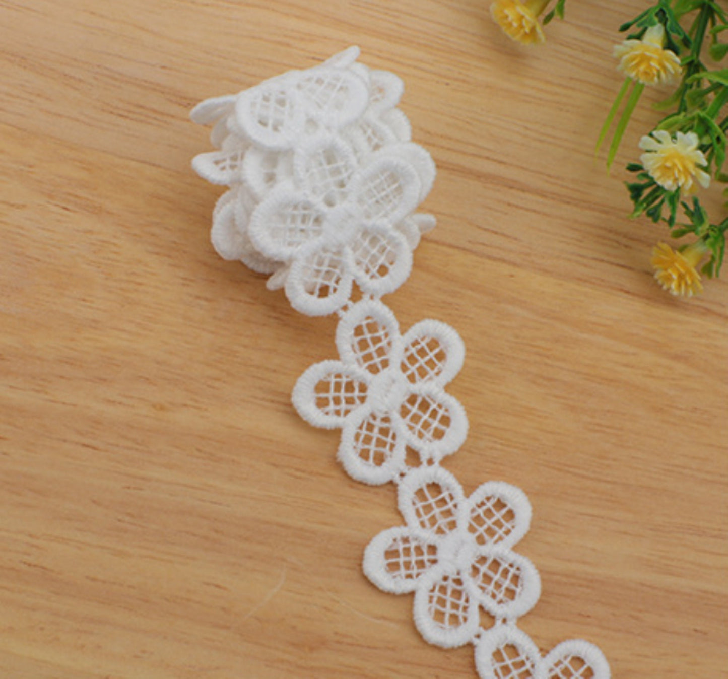 5 Meters / 3cm Off White / Headband Lace Trim  LF103