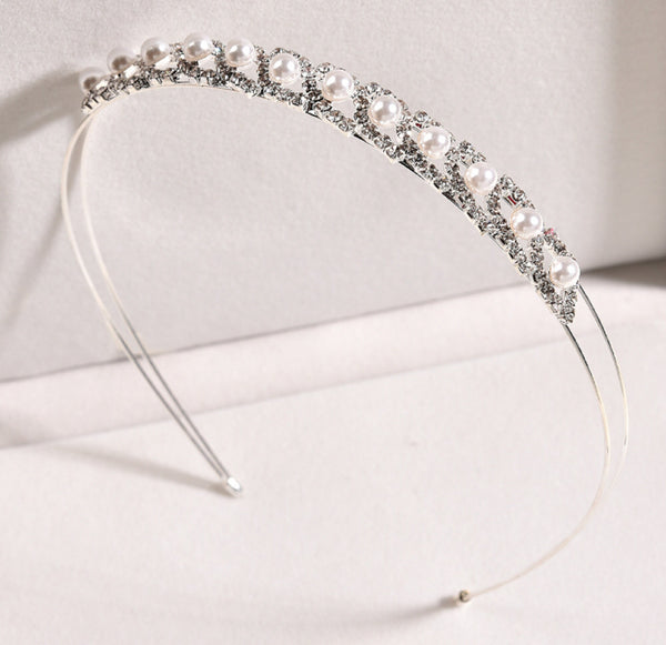 Silver Colour / Crystal Wedding Headband, Bridal Wedding Hair Accessories  TS1386