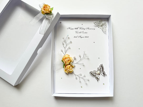 Luxury Personalised Wedding Card C200
