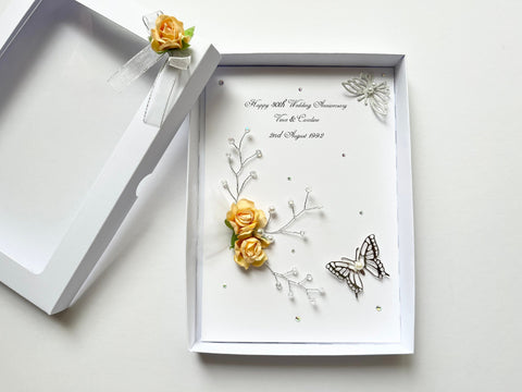 Luxury Personalised Wedding Card C200
