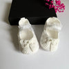 (BS008)  Pure White Baby Shoes