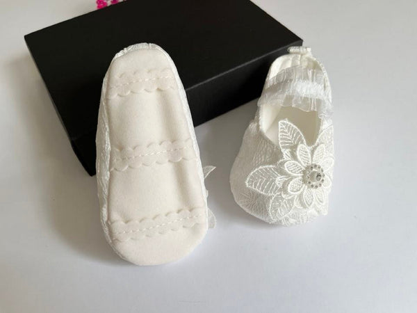 White Baby Shoes  BS010