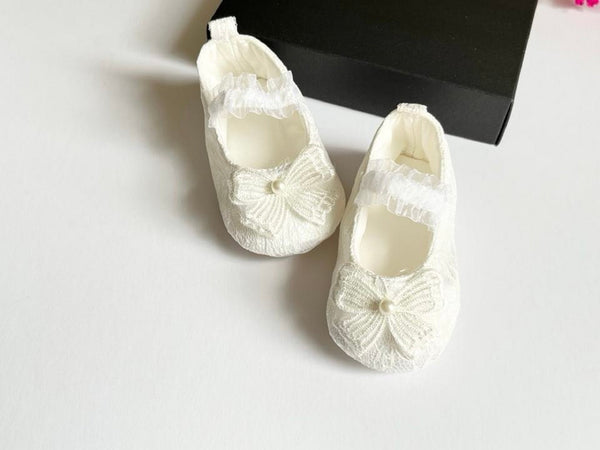 White Baby Shoes  BS012