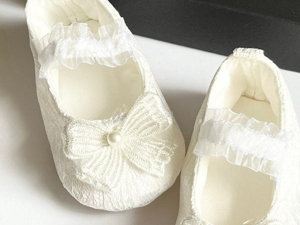 White Baby Shoes  BS012