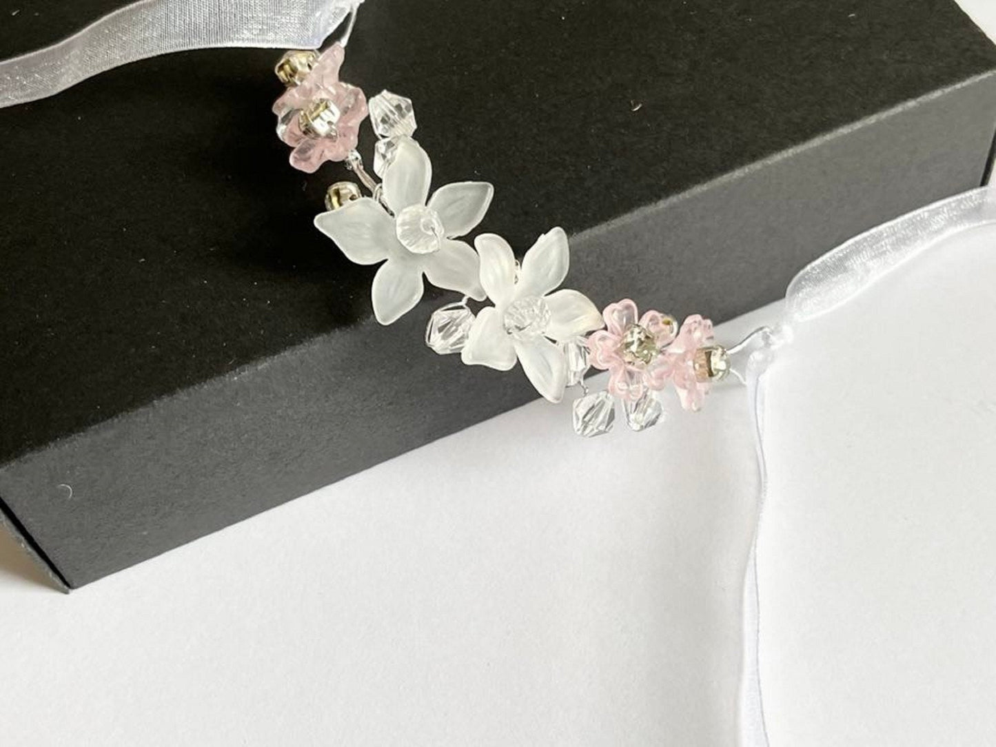 Floral Wedding Corsage, Bridesmaid Wrist Corsage   CR005