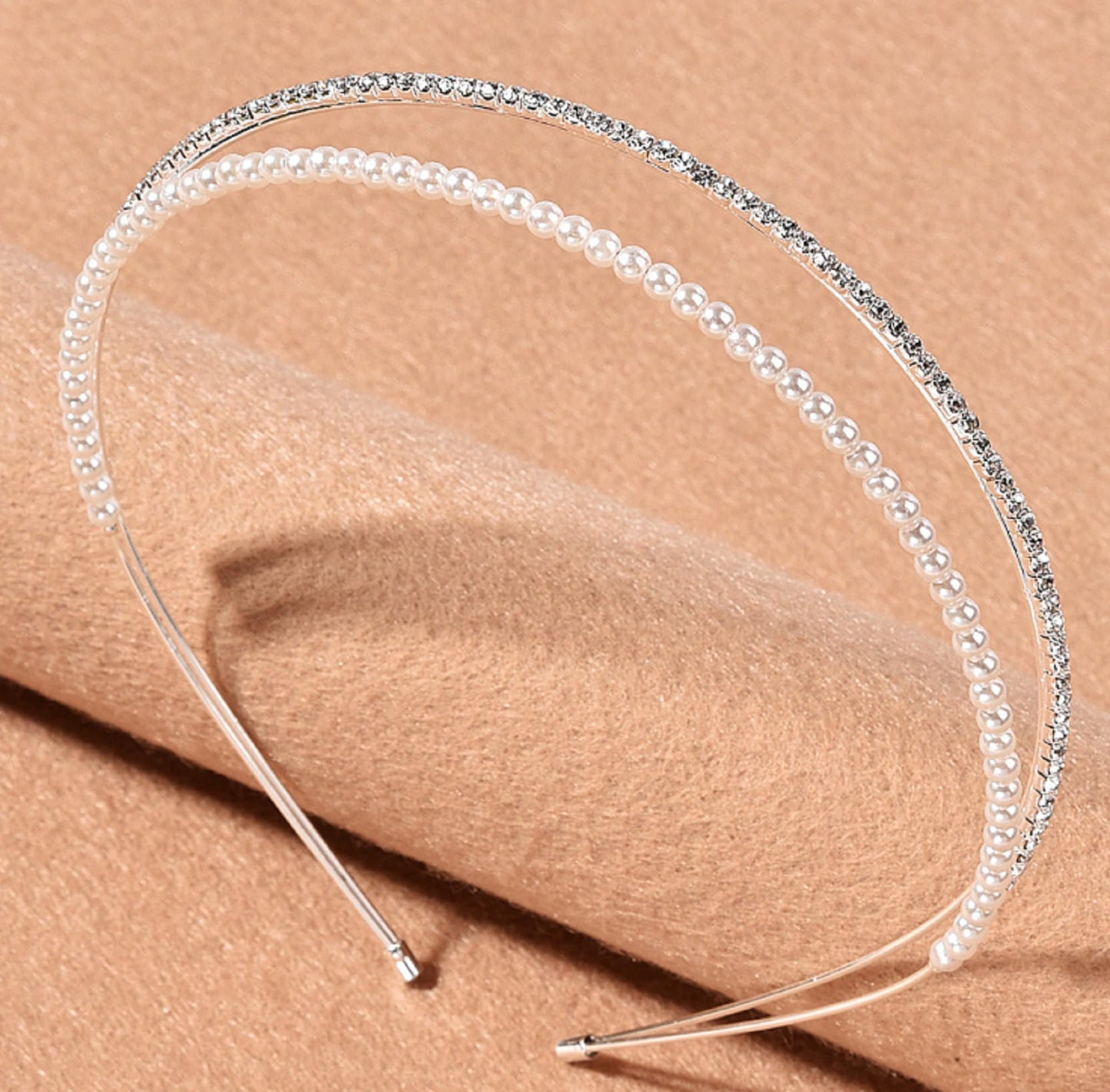 Silver Colour / Crystal Wedding Headband  FK40