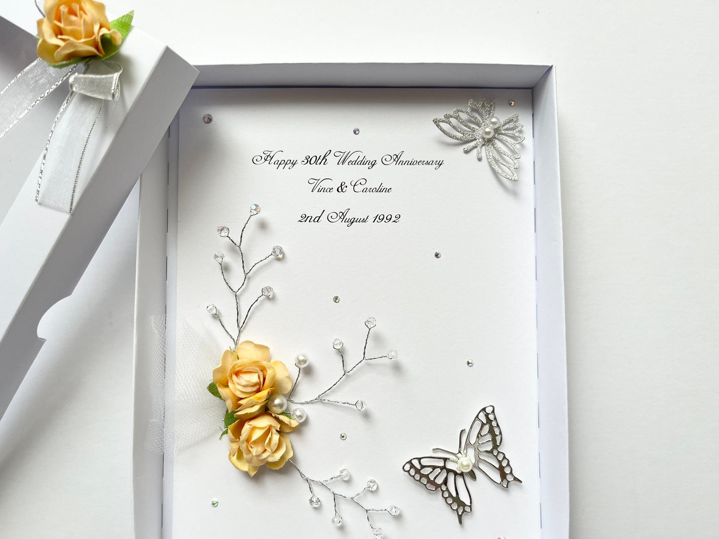 Luxury Personalised Wedding Card C200