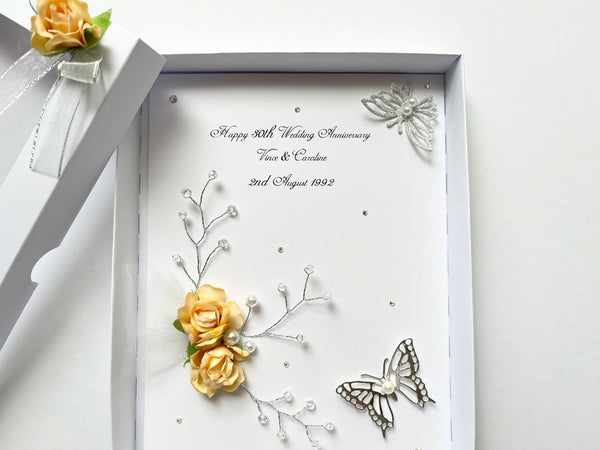 Luxury Personalised Wedding Card C200