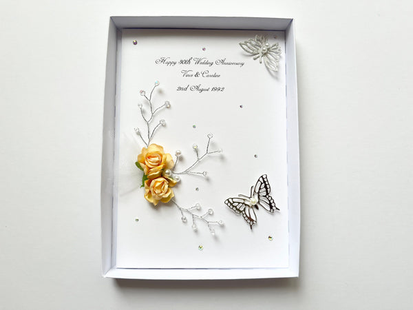 Luxury Personalised Wedding Card C200