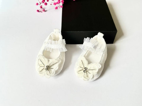 White Baby Shoes BS004