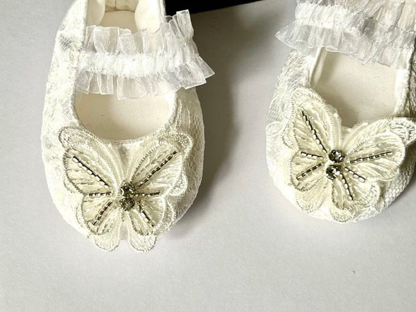 White Baby Shoes BS004