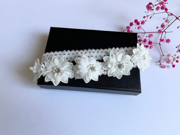 Off White Baby Lace hair band HB051