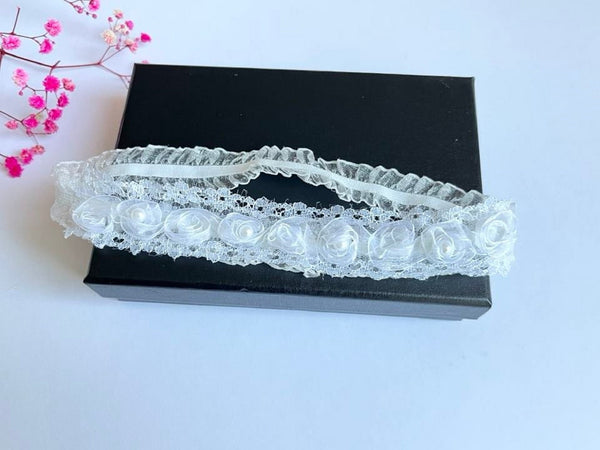 Pure White Baby Lace hair band HB052