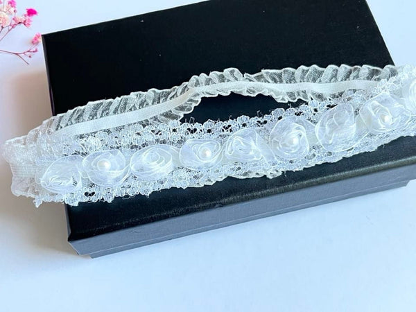 Pure White Baby Lace hair band HB052