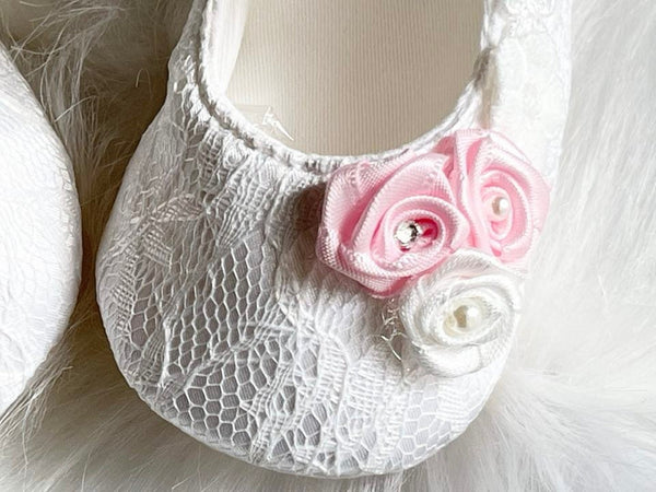 Pure White Baby Shoes  BS011