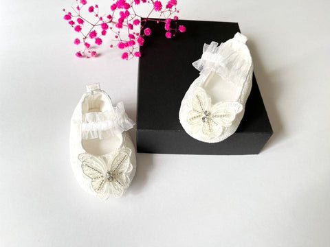 White Baby Shoes BS004