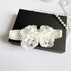 (HB038) 35cm / Off White / Baby Lace hair band