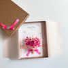Luxury Handmade Preserved Dried Flower Card  C075