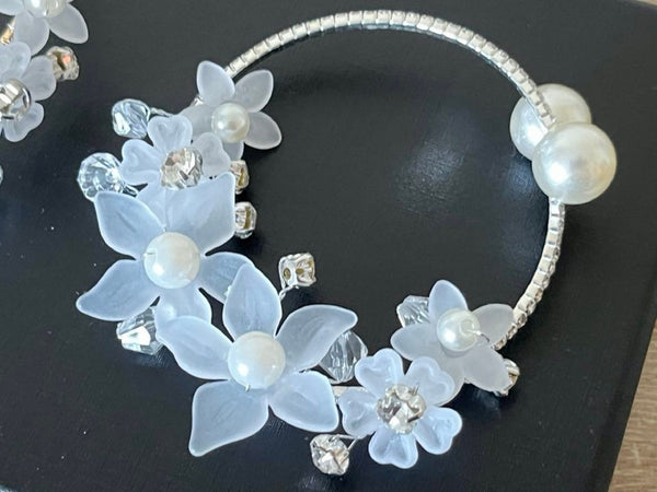 1 Piece / Crystal Open Corsage, Bridesmaid Bracelet  CR012