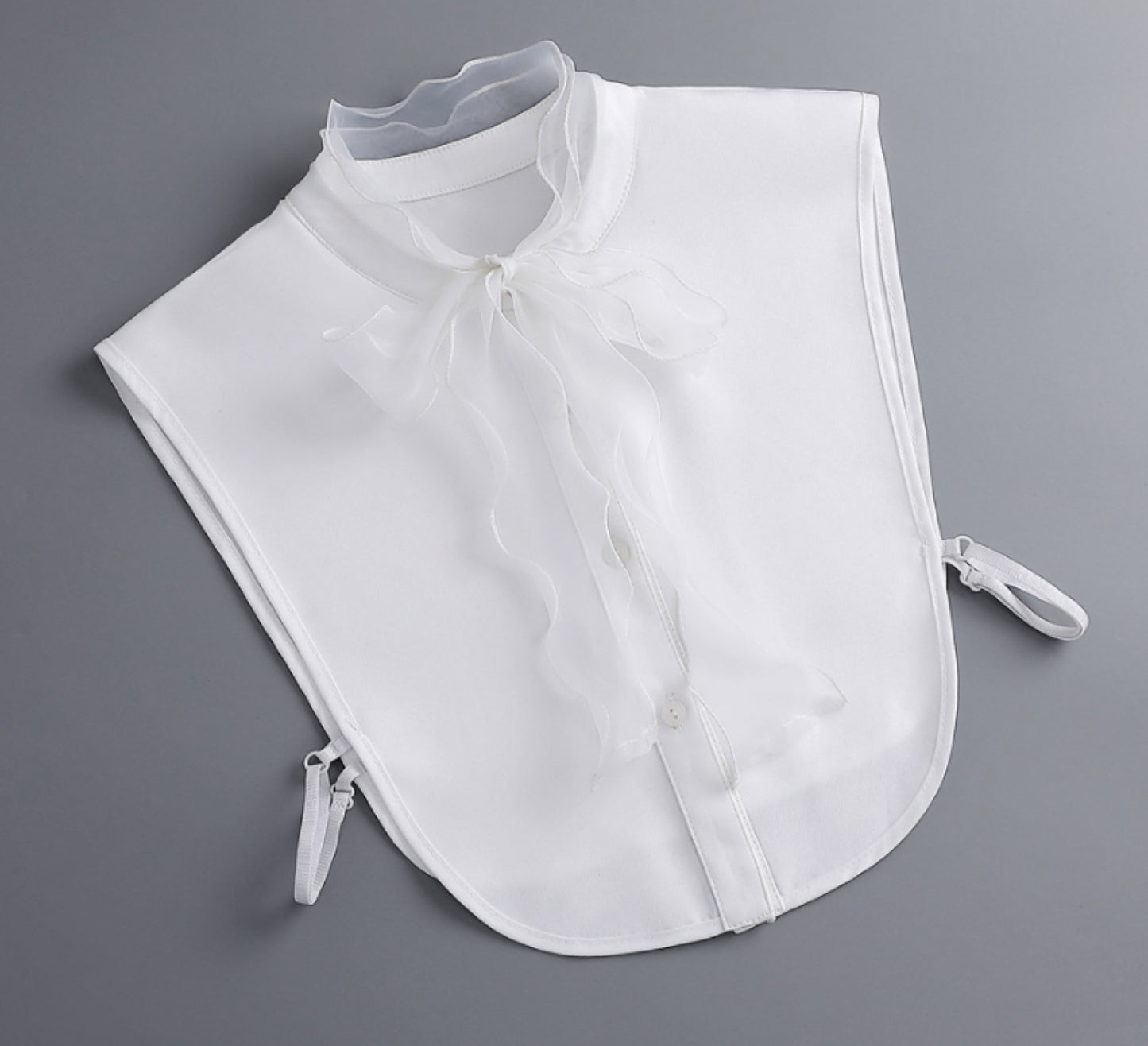 Off White / Fake Collar, Fake Wrist Cuffs, False Collar, Removable Collar B679(K)/SC059(W)