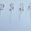 5 Stems / Crystal Bead Leaf Spray  FS001