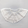 B645(W)-small / Off White Elegant Lace Fake Collar, False Collar, Removable Collar