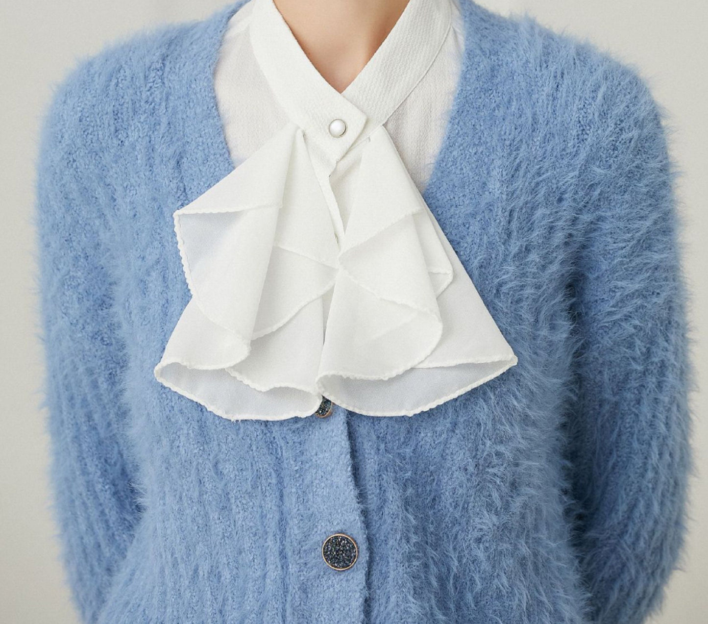 Off White Fake Collar, False Collar, Removable Collar B646(K)