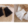 Off White, Black / Fake Lace Sleeve Cuffs, Fake Sleeve Cuffs, False Wrist Cuffs, Removable Wrist CuffsSC034(K)