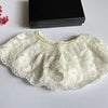(BW003)  Lace Baby Bib, Baby False Collar, Removable Collar